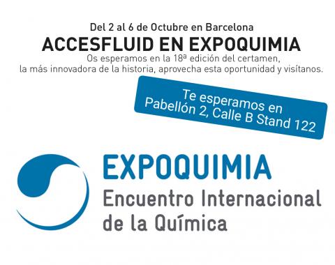 ACCESFLUID EN EXPOQUIMIA 2017