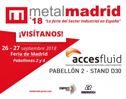 ACCESFLUID EN METALMADRID 2018