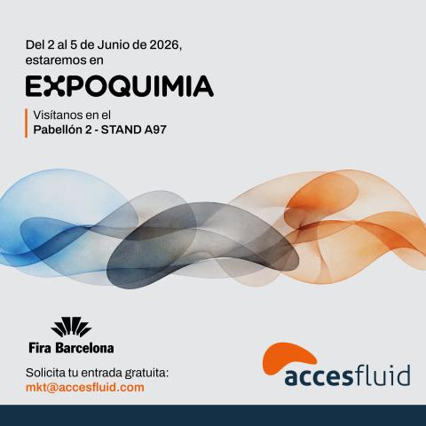 Accesfluid estará presente en Expoquimia 2026