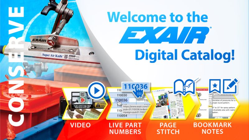 ¡El catálogo de EXAIR ahora es digital!